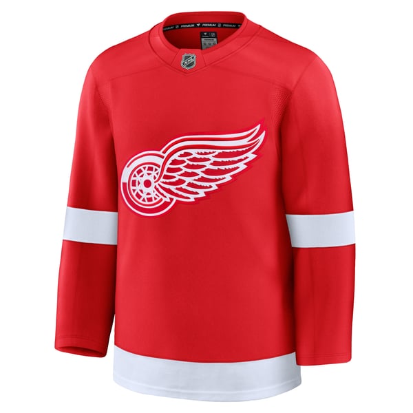 Men's Detroit Red Wings Fanatics Red Home Premium Jersey - Image 3