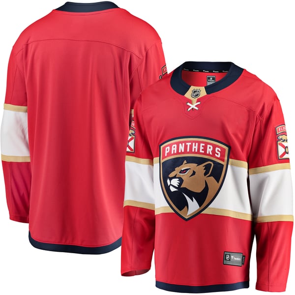 Men's Florida Panthers Fanatics Red Breakaway Home Jersey - Image 2