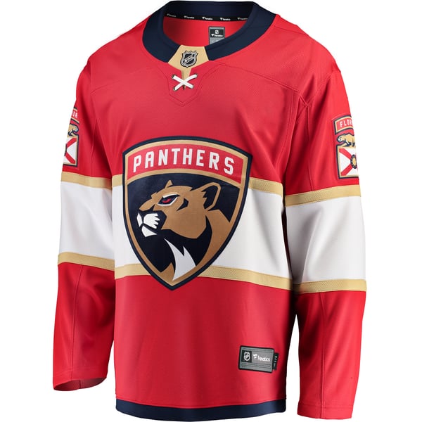 Men's Florida Panthers Fanatics Red Breakaway Home Jersey - Image 3