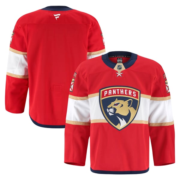Men's Florida Panthers Fanatics Red Home Authentic Pro Jersey - Image 1