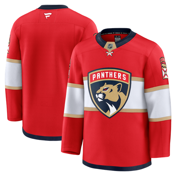 Men's Florida Panthers Fanatics Red Home Premium Jersey - Image 2
