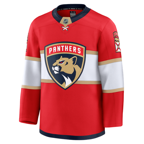 Men's Florida Panthers Fanatics Red Home Premium Jersey - Image 3