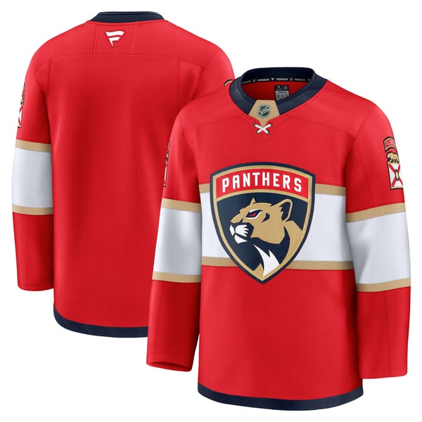 Men's Florida Panthers Fanatics Red Home Premium Jersey - Image 1