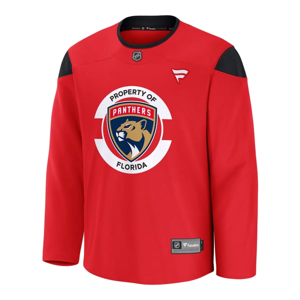 Men's Florida Panthers Fanatics Red Practice Jersey - Image 3