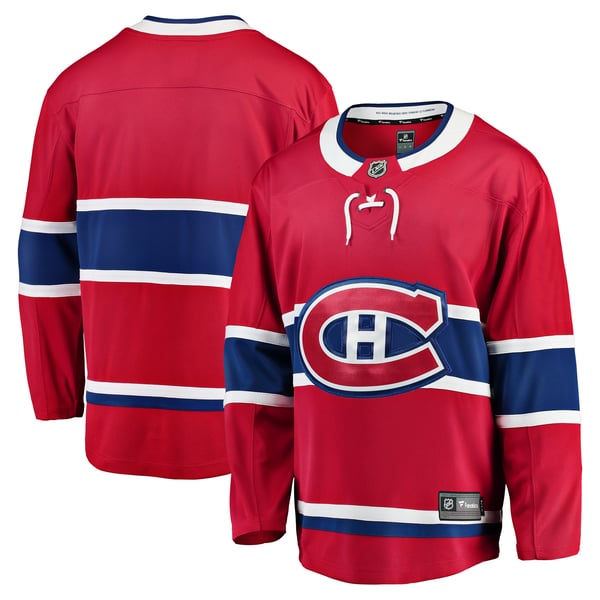Men's Montreal Canadiens Fanatics Red Breakaway Home Jersey - Image 2