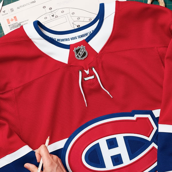 Men's Montreal Canadiens Fanatics Red Home Authentic Pro Custom Jersey - Image 7