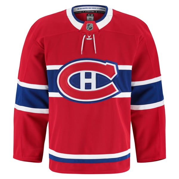 Men's Montreal Canadiens Fanatics Red Home Authentic Pro Jersey - Image 3
