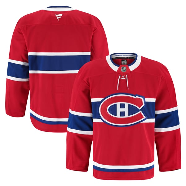 Men's Montreal Canadiens Fanatics Red Home Authentic Pro Jersey - Image 1