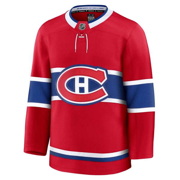 Men's Montreal Canadiens Fanatics Red Home Premium Jersey - Image 3