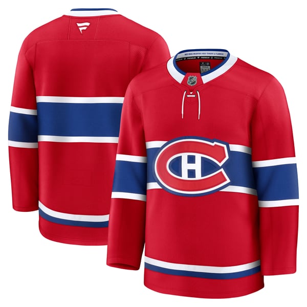 Men's Montreal Canadiens Fanatics Red Home Premium Jersey - Image 1