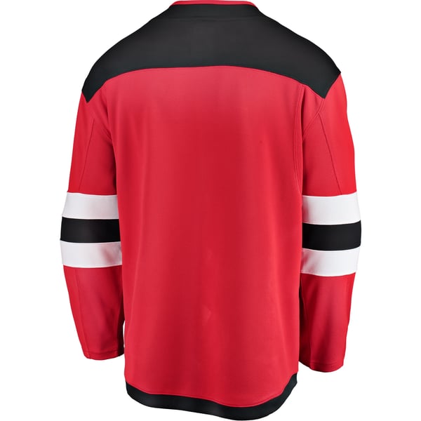 Men's New Jersey Devils Fanatics Red Breakaway Home Jersey - Image 4