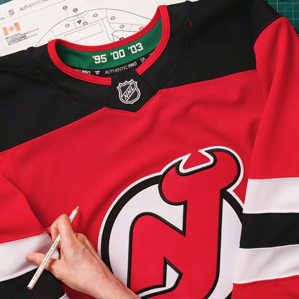 Men's New Jersey Devils Fanatics Red Home Authentic Pro Custom Jersey - Image 7
