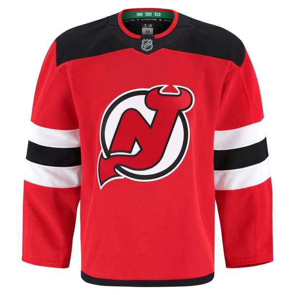 Men's New Jersey Devils Fanatics Red Home Authentic Pro Jersey - Image 3