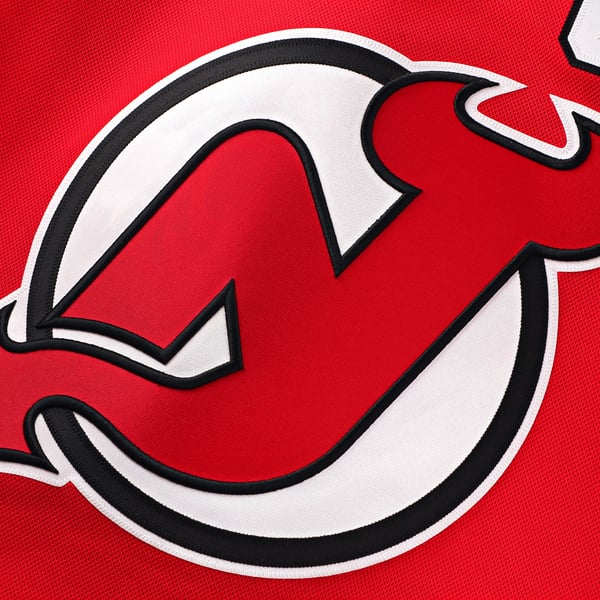 Men's New Jersey Devils Fanatics Red Home Premium Custom Jersey - Image 5