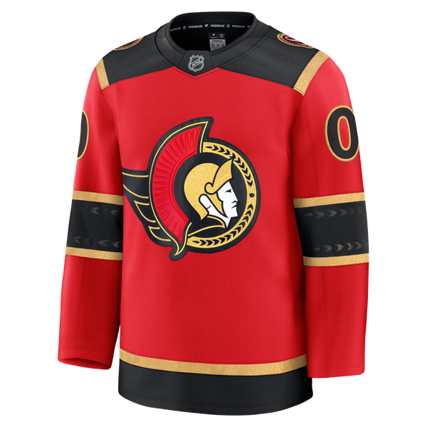 Men's Ottawa Senators  Fanatics Red Alternate Custom Premium Jersey - Image 3