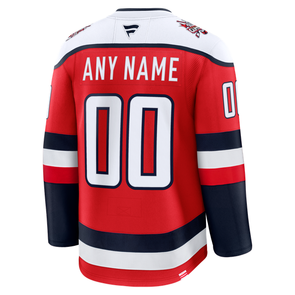 Men's Washington Capitals  Fanatics Red Alternate Premium Custom Jersey - Image 4