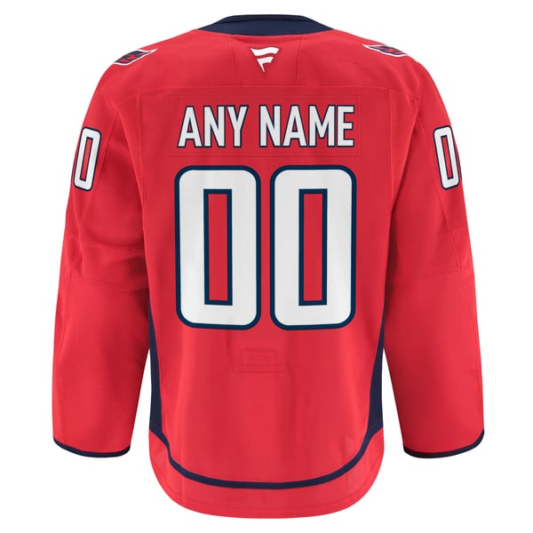 Men's Washington Capitals Fanatics Red Home Authentic Pro Custom Jersey - Image 4