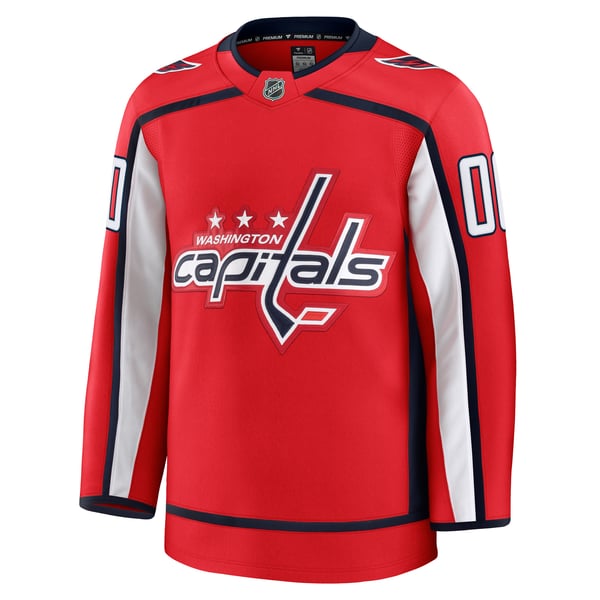 Men's Washington Capitals Fanatics Red Home Premium Custom Jersey - Image 3