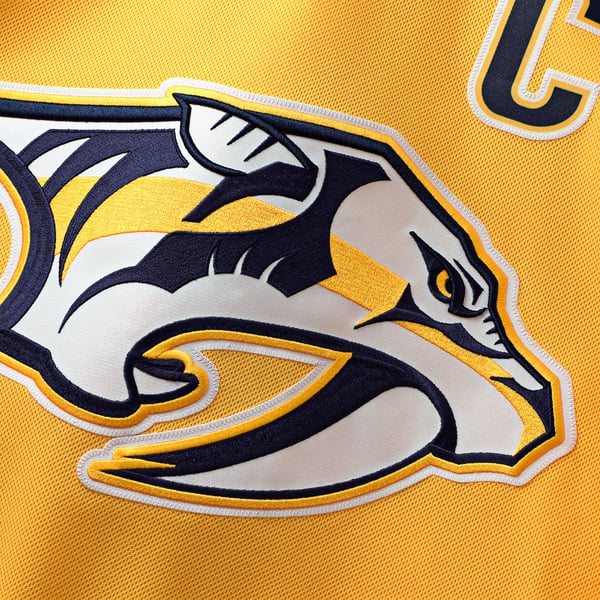 Men's Nashville Predators Roman Josi Fanatics Yellow Home Premium Jersey - Image 5