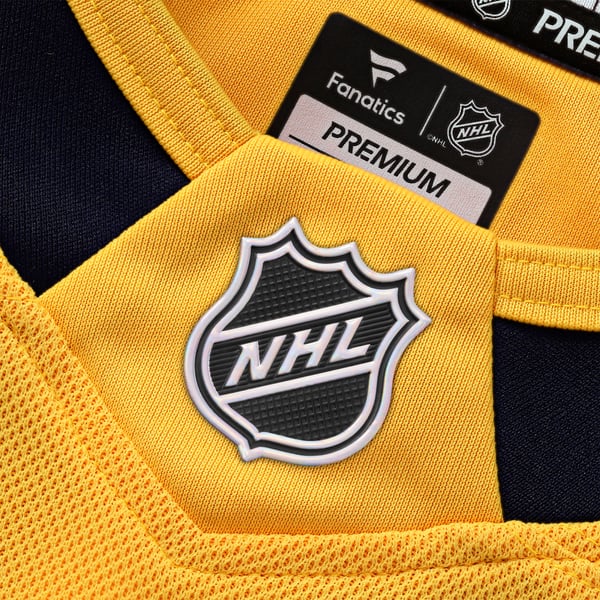 Men's Nashville Predators Roman Josi Fanatics Yellow Home Premium Jersey - Image 6