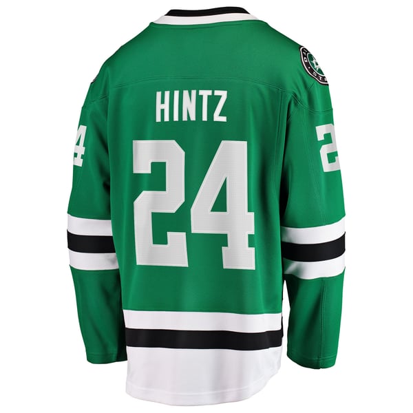 Men's Dallas Stars Roope Hintz Fanatics Kelly Green Home Breakaway Player Jersey - Image 4