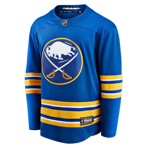 Men's Buffalo Sabres Fanatics Royal Home Breakaway Jersey - Image 3