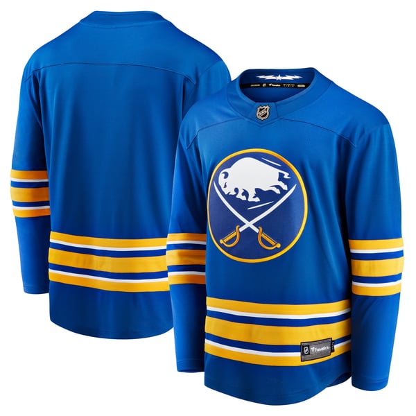 Men's Buffalo Sabres Fanatics Royal Home Breakaway Jersey - Image 1