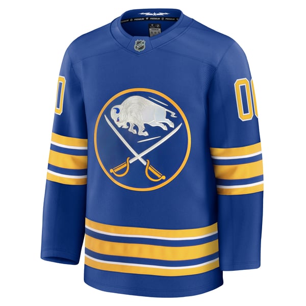 Men's Buffalo Sabres Fanatics Royal Home Premium Custom Jersey - Image 3