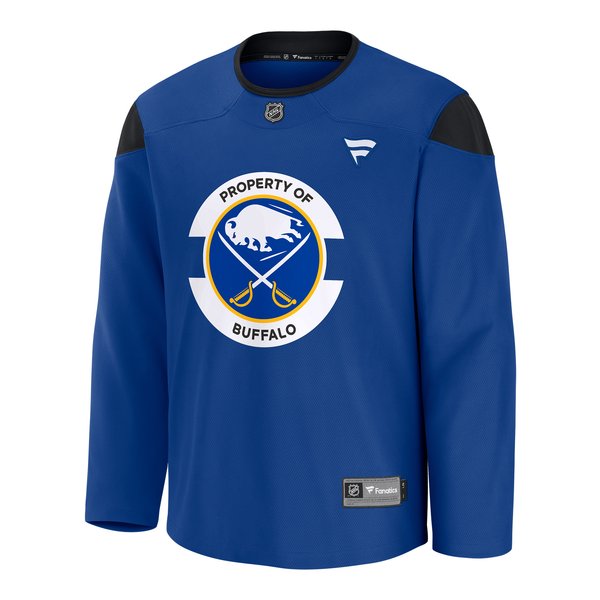 Men's Buffalo Sabres Fanatics Royal Practice Jersey - Image 3
