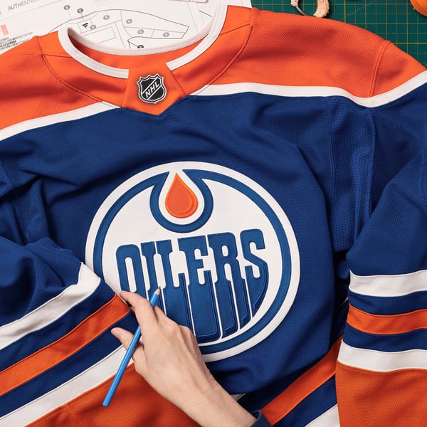 Men's Edmonton Oilers Fanatics Royal Home Authentic Pro Custom Jersey - Image 7