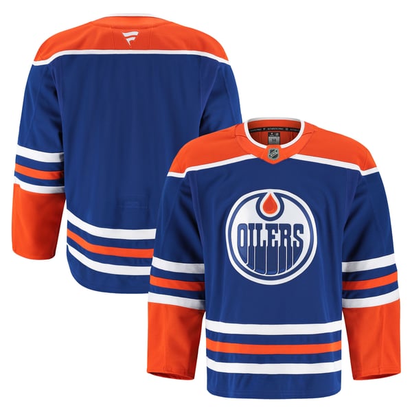 Men's Edmonton Oilers Fanatics Royal Home Authentic Pro Jersey - Image 2