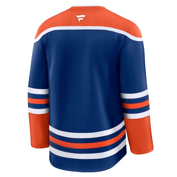 Men's Edmonton Oilers Fanatics Royal Home Premium Jersey - Image 4