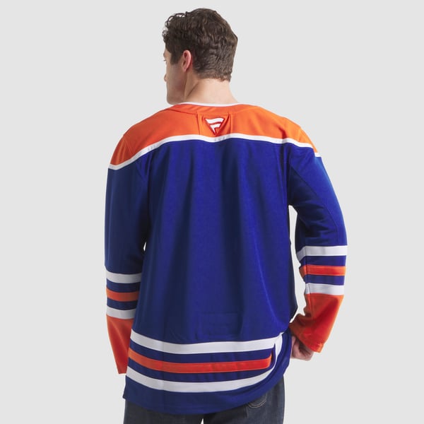 Men's Edmonton Oilers Fanatics Royal Home Premium Jersey - Image 6