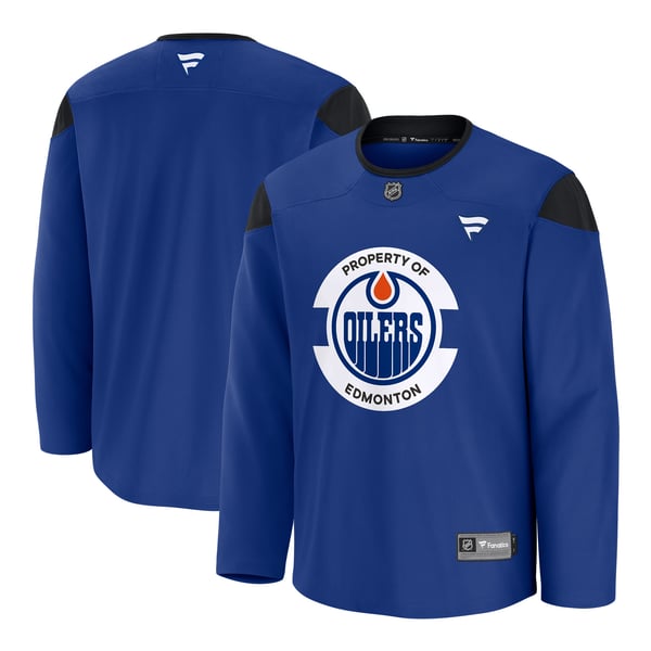 Men's Edmonton Oilers Fanatics Royal Practice Jersey - Image 2