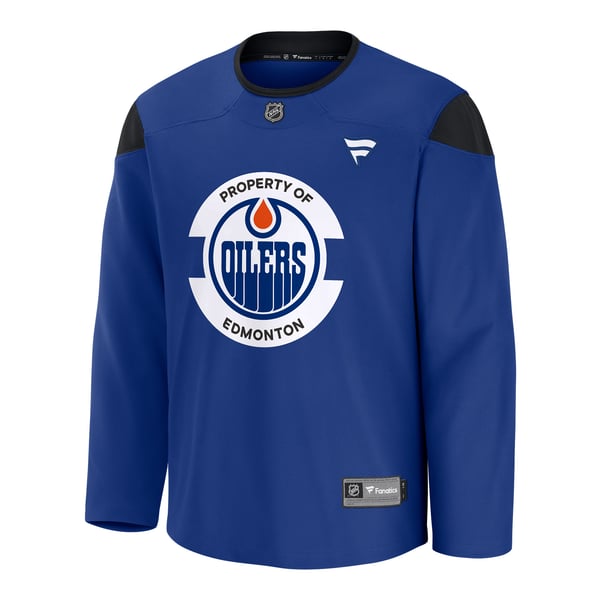 Men's Edmonton Oilers Fanatics Royal Practice Jersey - Image 3