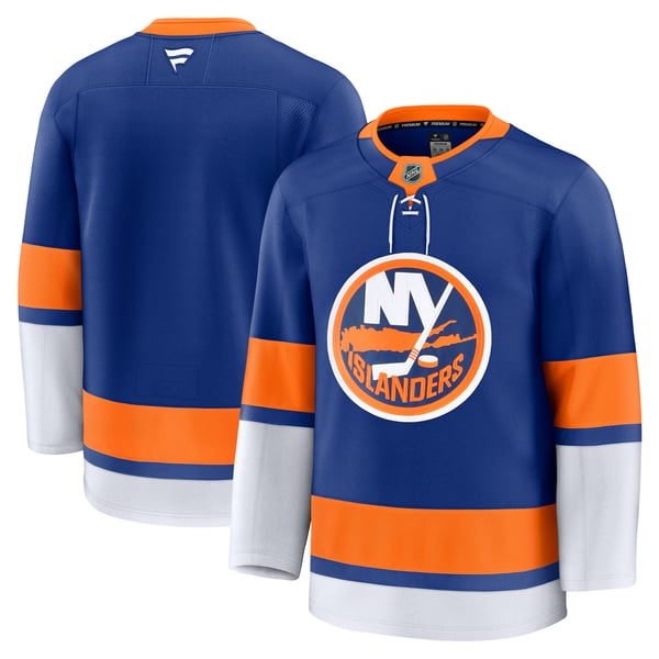Men's New York Islanders Fanatics Royal Home Premium Jersey - Image 2