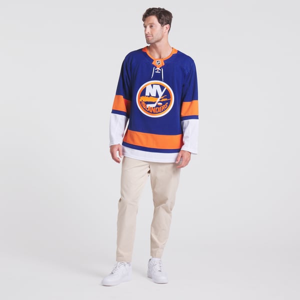 Men's New York Islanders Fanatics Royal Home Premium Jersey - Image 7