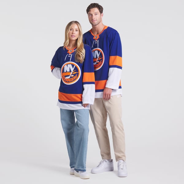 Men's New York Islanders Fanatics Royal Home Premium Jersey - Image 8