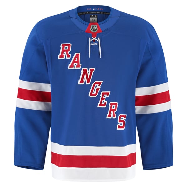 Men's New York Rangers Fanatics Royal Home Authentic Pro Jersey - Image 3