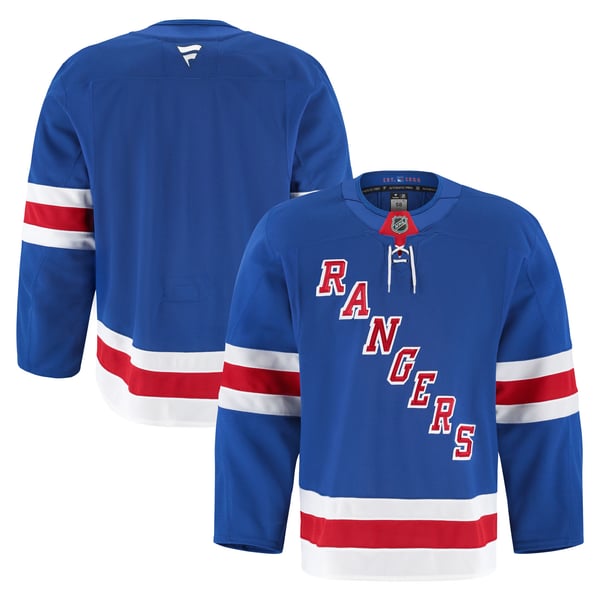 Men's New York Rangers Fanatics Royal Home Authentic Pro Jersey - Image 1