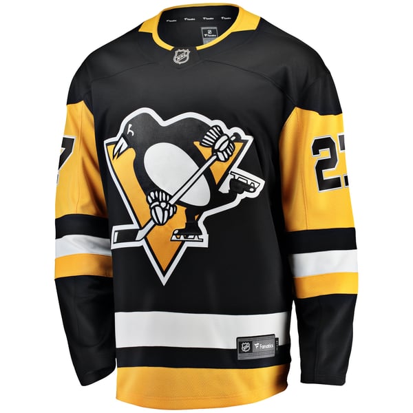 Men's Pittsburgh Penguins Ryan Graves Fanatics Black Home Breakaway Jersey - Image 3