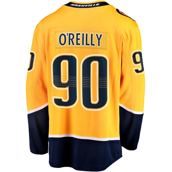 Men's Nashville Predators Ryan O'Reilly Fanatics Gold Home Breakaway Jersey - Image 4