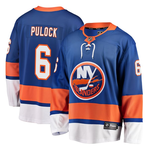 Men's New York Islanders Ryan Pulock Fanatics Royal Breakaway Player Jersey - Image 1