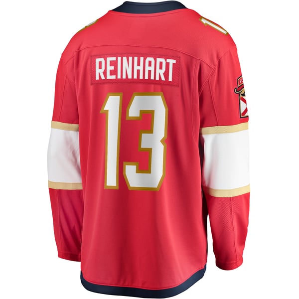 Men's Florida Panthers Sam Reinhart Fanatics Red Breakaway Player Jersey - Image 4