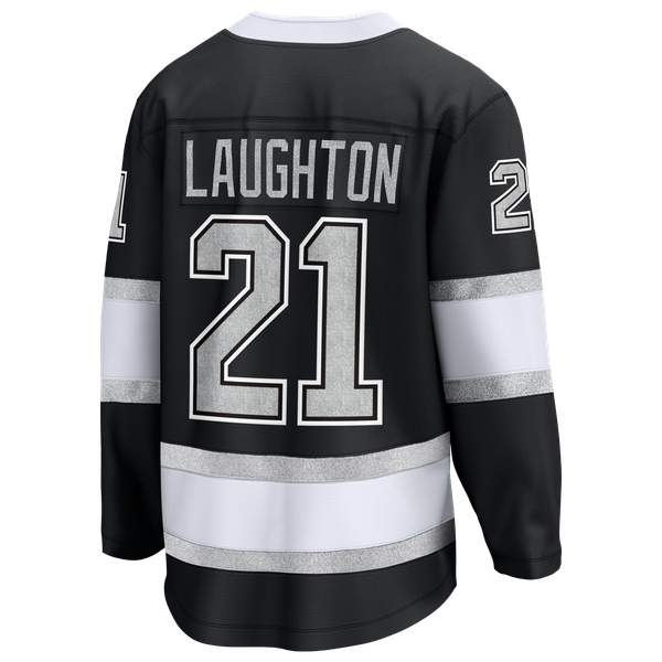 Men's Los Angeles Kings Scott Laughton Fanatics Black Home Breakaway Jersey - Image 4