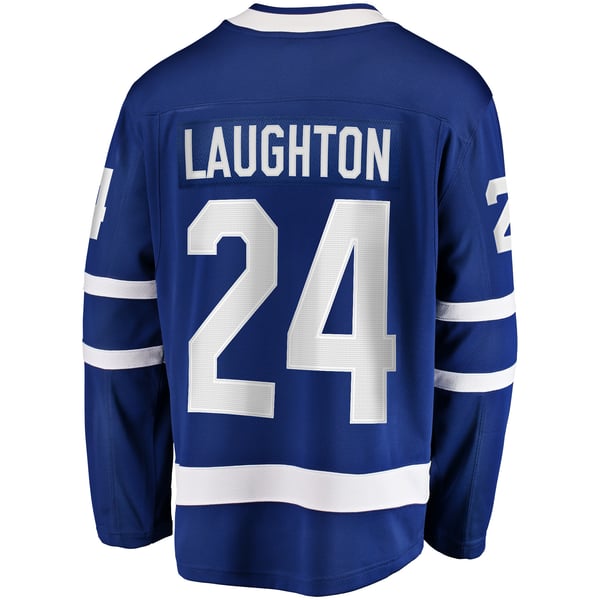 Men's Toronto Maple Leafs Scott Laughton Fanatics Blue Home Breakaway Jersey - Image 4
