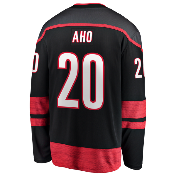 Men's Carolina Hurricanes Sebastian Aho Fanatics Black 2026 Stanley Cup Champions Home Breakaway Jersey - Image 4