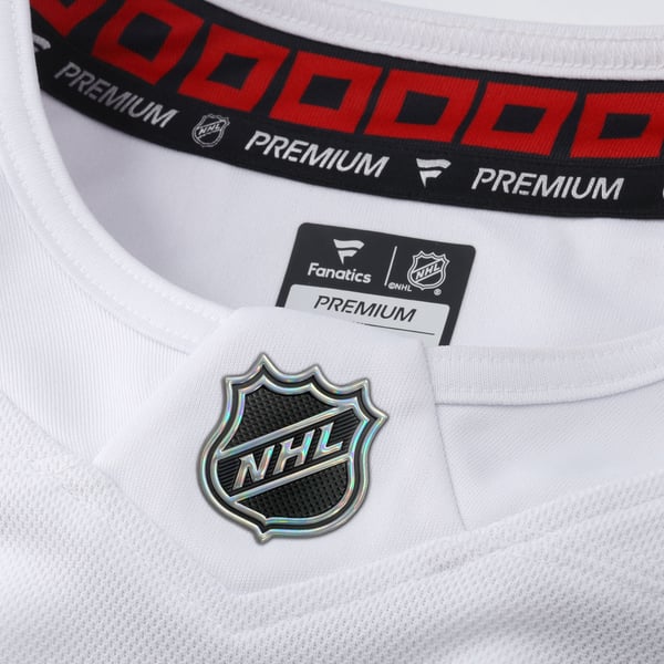 Men's Carolina Hurricanes Sebastian Aho Fanatics White Away Premium Jersey - Image 7