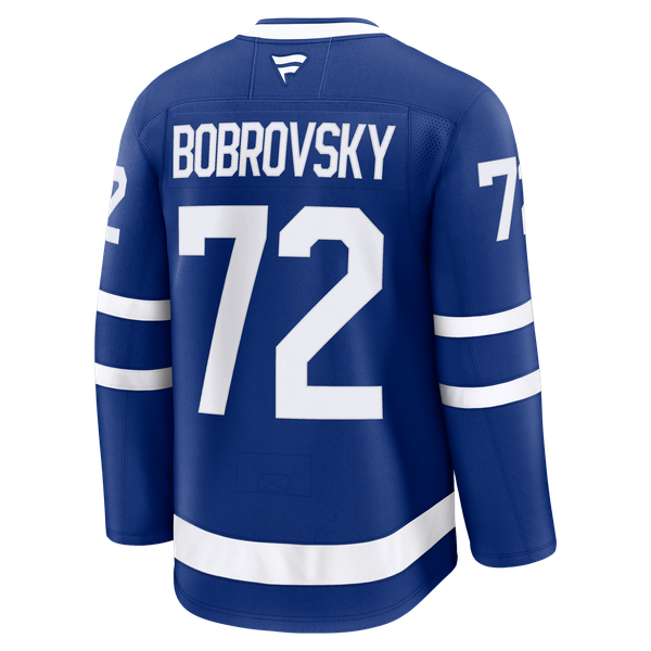 Men's Toronto Maple Leafs Sergei Bobrovsky Fanatics Blue Home Premium Jersey - Image 4