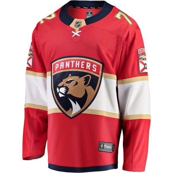 Men's Florida Panthers Sergei Bobrovsky Fanatics Red Breakaway Player Jersey - Image 3